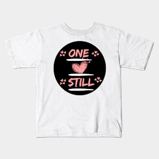 One Love Still in Pink Kids T-Shirt